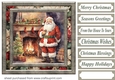 Santa scene card front 10