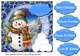 Snowman card front 1
