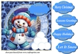 Snowman card front 3