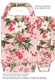 Pink Christmas gift bag 1