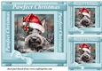 3 Scottish terrier Pawfect Christmas card fronts/toppers 3