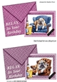 2 Relax its your birthday card fronts/toppers 3