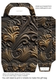 Embossed metal look gift bag 3