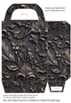 Embossed metal look gift bag 4