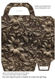 Embossed metal look gift bag 7