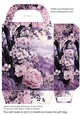 Lavender floral gift bag 11