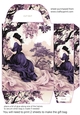 Lavender floral gift bag 13