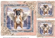 3 Christmas angel pup card fronts/toppers 5