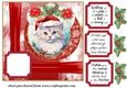Christmas kitty card front N4