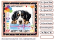 Pup Happy Birthday card front 4