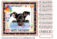 Pup Happy Birthday card front 16