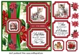 2 Panel Christmas kitten card front 1
