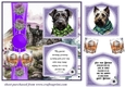 2 Panel Scottish terrier with scarf card front 1