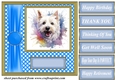 Its all about the splash West Highland terrier card front 5