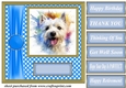 Its all about the splash West Highland terrier card front 7