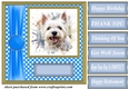 Its all about the splash West Highland terrier card front 14