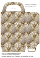 Gold floral gift bag 1