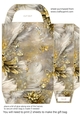Gold floral gift bag 2