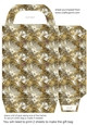 Gold floral gift bag 3