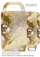 Gold floral gift bag 4