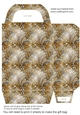Gold floral gift bag 6