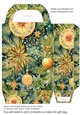 Gold Christmas themed gift bag 5