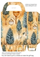 Gold Christmas themed gift bag 6