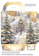 Gold Christmas themed gift bag 7