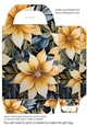 Gold Christmas themed gift bag 9