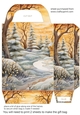 Gold Christmas themed gift bag 10