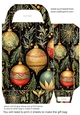 Gold Christmas themed gift bag 12