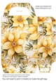 Gold Christmas themed gift bag 14