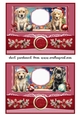 2 Red 5x7 Christmas pups card fronts 1