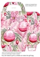 Pink boho Christmas gift bag 2
