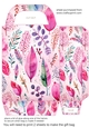 Pink boho Christmas gift bag 4
