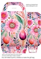 Pink boho Christmas gift bag 8