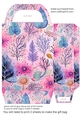 Pink boho Christmas gift bag 9