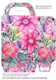 Pink boho Christmas gift bag 10