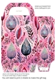 Pink boho Christmas gift bag 11