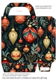 Traditional themed Christmas gift bag 1