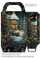 Traditional themed Christmas gift bag 12