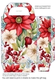 Christmas wild flowers gift bag 8
