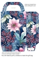 Christmas wild flowers gift bag 10