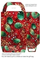 Christmas flowers and sparkles gift bag 8