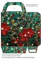 Christmas flowers and sparkles gift bag 11
