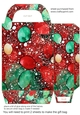 Christmas flowers and sparkles gift bag 12