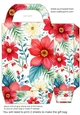 Christmas floral gift bag 1