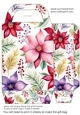Christmas floral gift bag 4