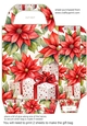 Christmas floral gift bag 5