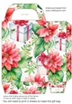 Christmas floral gift bag 7
